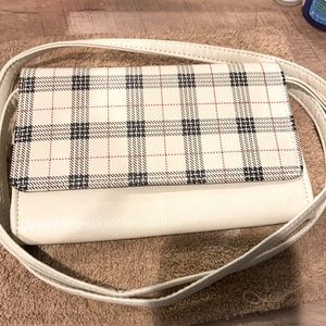 Small Thin Plaid Purse